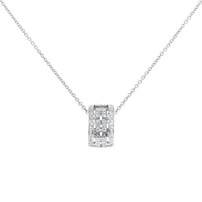 [Revel]PARENTHESI NECKLACE SILVER DIAMOND