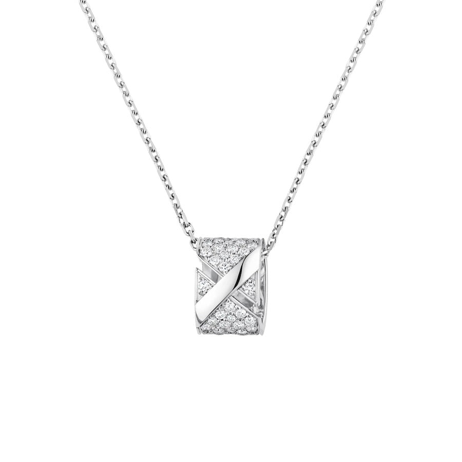 [Revel Jewelry]LIENS EVIDENCE DIAMOND PAVED NECKLACE