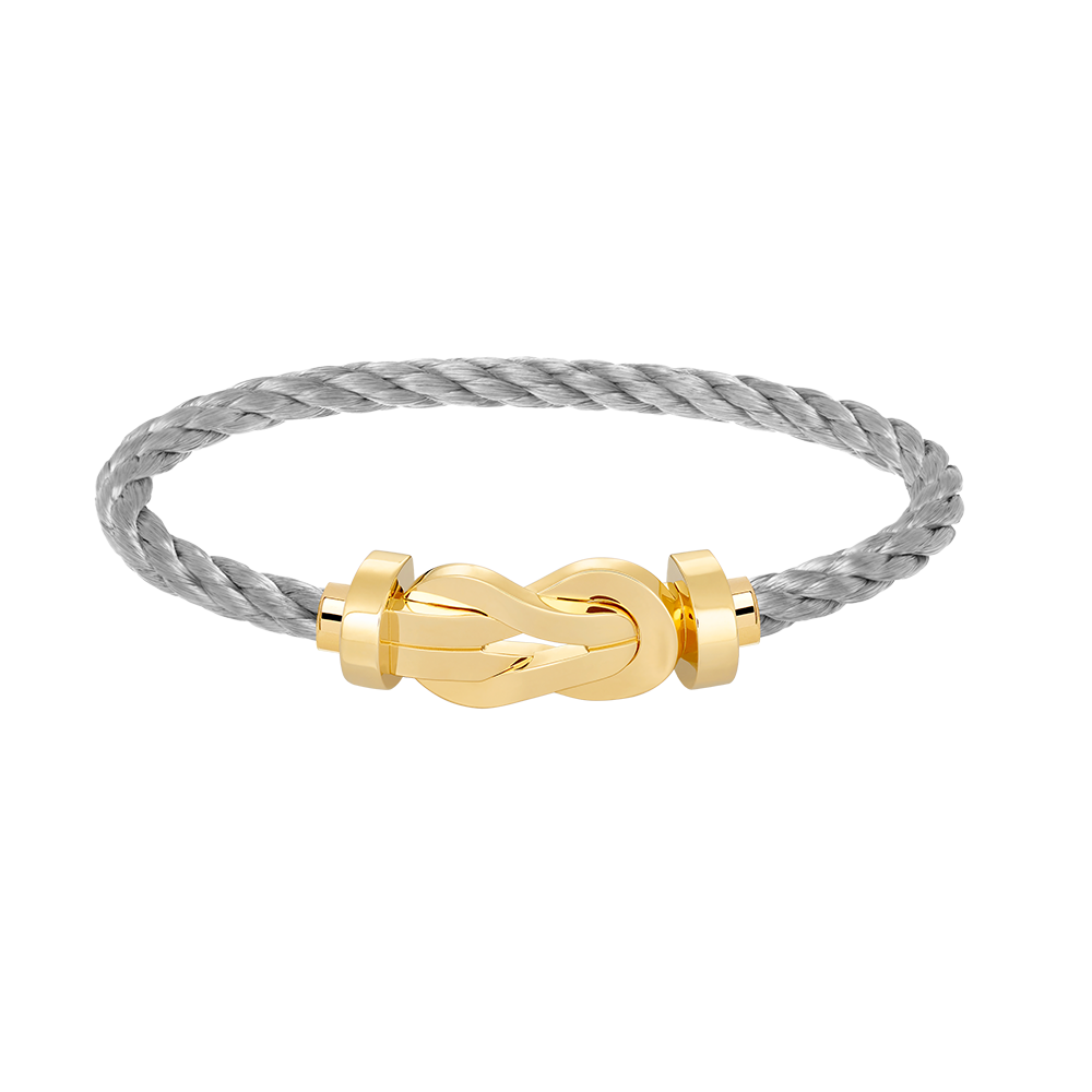 [Revel Jewelry]CHANCE LARGE 8 FIGURE BUCKLE NO DIAMOND BRACELET GOLD