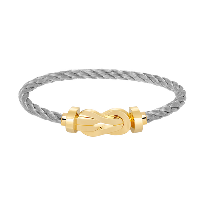 [Revel Jewelry]CHANCE LARGE 8 FIGURE BUCKLE NO DIAMOND BRACELET GOLD