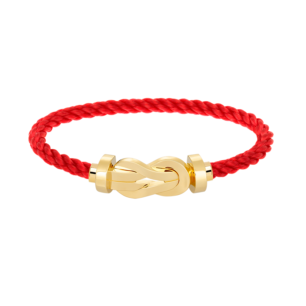[Revel Jewelry]CHANCE LARGE 8 FIGURE BUCKLE NO DIAMOND BRACELET GOLD