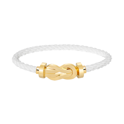 [Revel Jewelry]CHANCE LARGE 8 FIGURE BUCKLE NO DIAMOND BRACELET GOLD