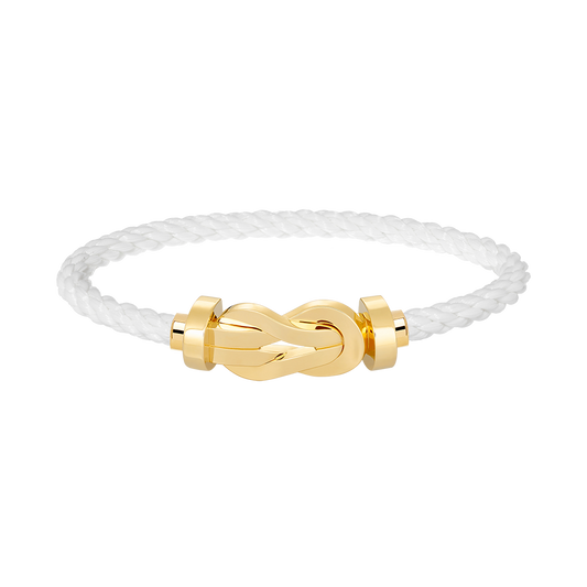 [Revel Jewelry]CHANCE LARGE 8 FIGURE BUCKLE NO DIAMOND BRACELET GOLD