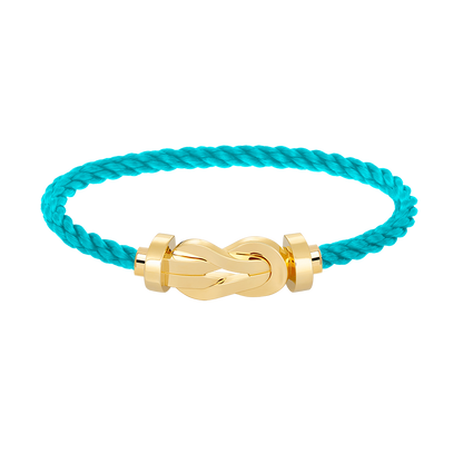 [Revel Jewelry]CHANCE LARGE 8 FIGURE BUCKLE NO DIAMOND BRACELET GOLD