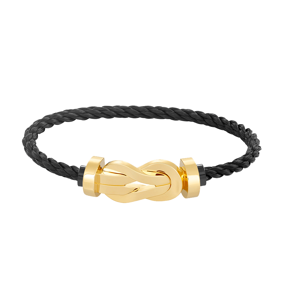 [Revel Jewelry]CHANCE LARGE 8 FIGURE BUCKLE NO DIAMOND BRACELET GOLD