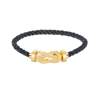 [Revel Jewelry]CHANCE LARGE 8 FIGURE BUCKLE NO DIAMOND BRACELET GOLD
