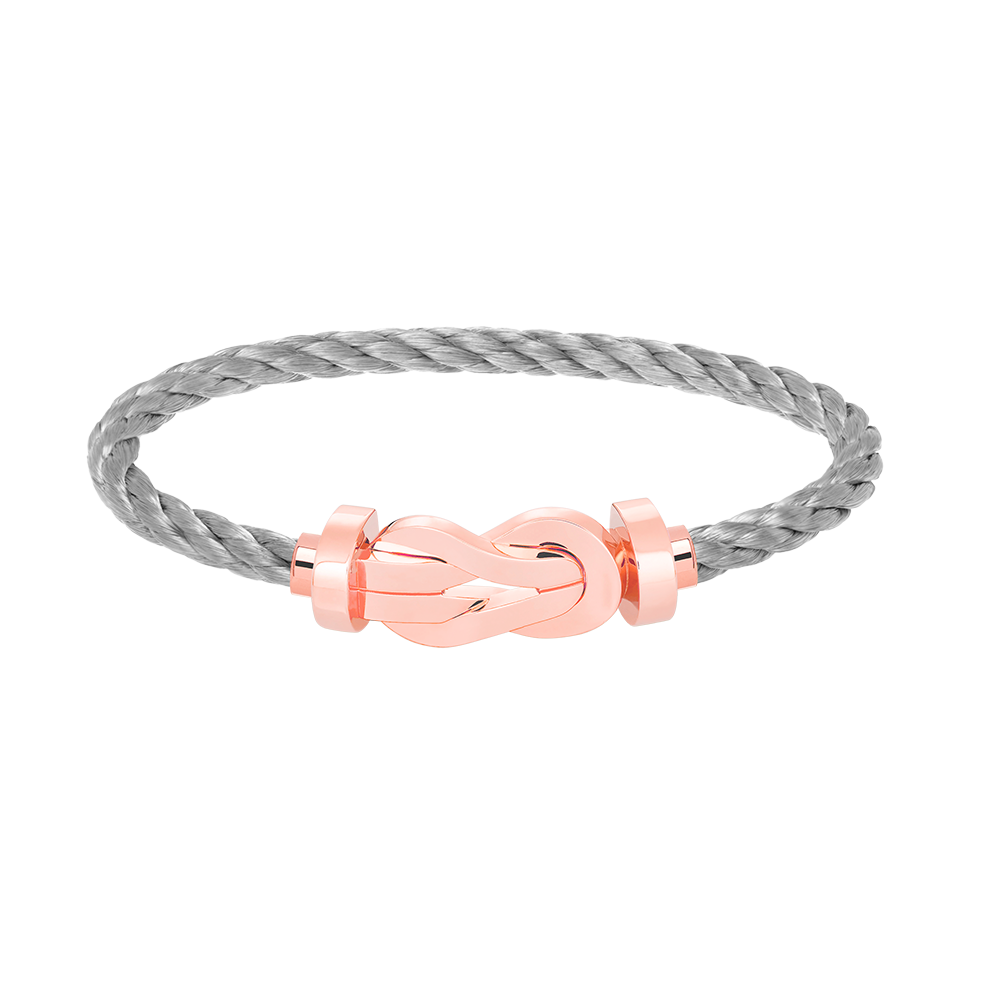 [Revel Jewelry]CHANCE LARGE 8 FIGURE BUCKLE NO DIAMOND BRACELET ROSE GOLD