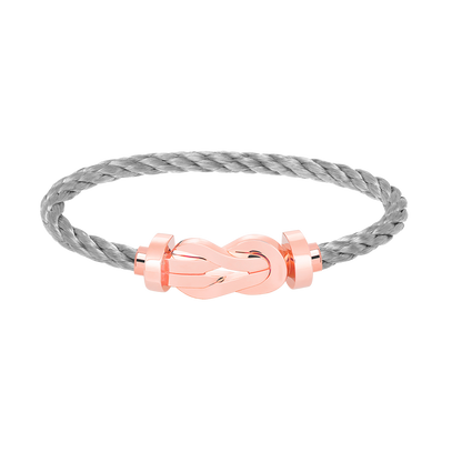 [Revel Jewelry]CHANCE LARGE 8 FIGURE BUCKLE NO DIAMOND BRACELET ROSE GOLD