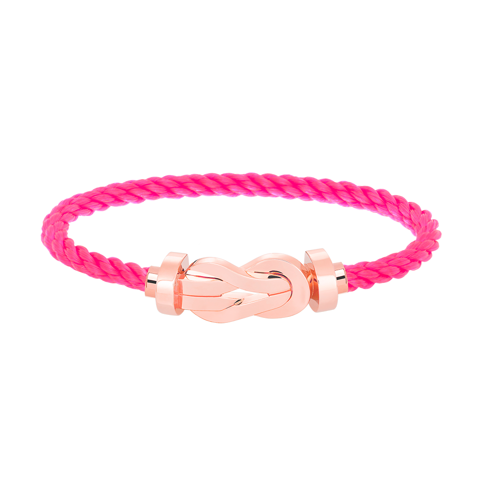 [Revel Jewelry]CHANCE LARGE 8 FIGURE BUCKLE NO DIAMOND BRACELET ROSE GOLD
