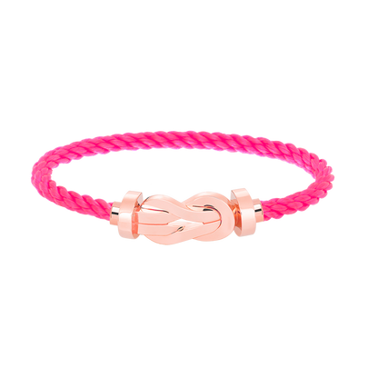 [Revel Jewelry]CHANCE LARGE 8 FIGURE BUCKLE NO DIAMOND BRACELET ROSE GOLD