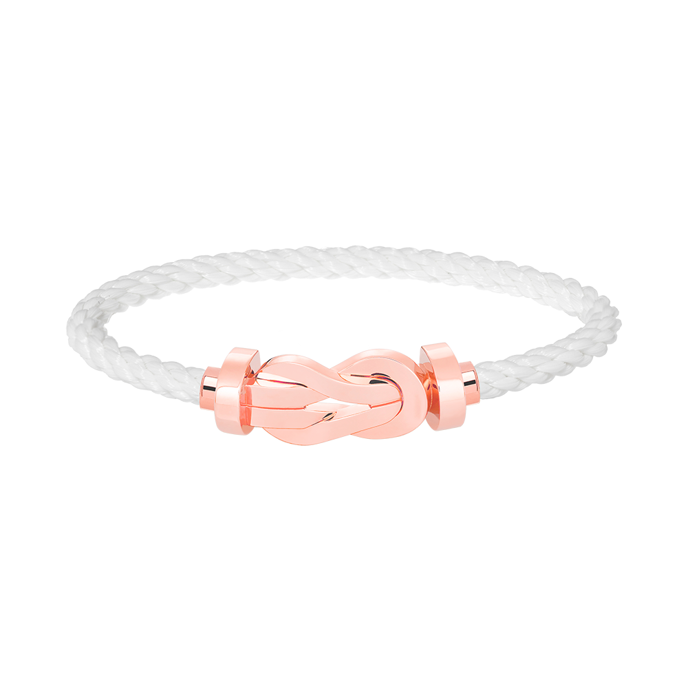 [Revel Jewelry]CHANCE LARGE 8 FIGURE BUCKLE NO DIAMOND BRACELET ROSE GOLD