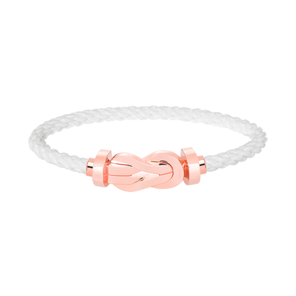 [Revel Jewelry]CHANCE LARGE 8 FIGURE BUCKLE NO DIAMOND BRACELET ROSE GOLD