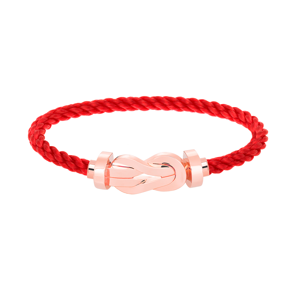 [Revel Jewelry]CHANCE LARGE 8 FIGURE BUCKLE NO DIAMOND BRACELET ROSE GOLD