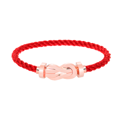 [Revel Jewelry]CHANCE LARGE 8 FIGURE BUCKLE NO DIAMOND BRACELET ROSE GOLD