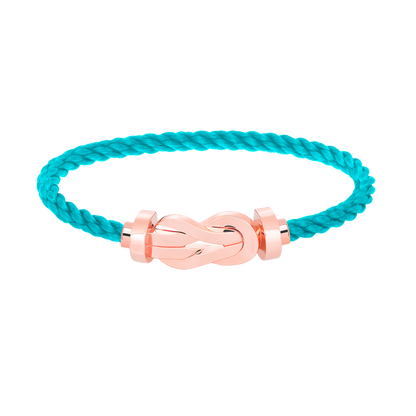 [Revel Jewelry]CHANCE LARGE 8 FIGURE BUCKLE NO DIAMOND BRACELET ROSE GOLD