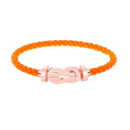 [Revel Jewelry]CHANCE LARGE 8 FIGURE BUCKLE NO DIAMOND BRACELET ROSE GOLD