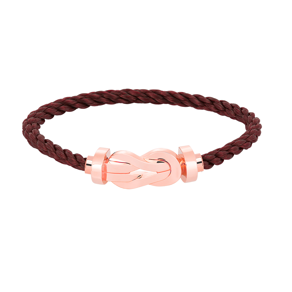 [Revel Jewelry]CHANCE LARGE 8 FIGURE BUCKLE NO DIAMOND BRACELET ROSE GOLD