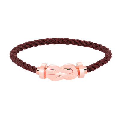 [Revel Jewelry]CHANCE LARGE 8 FIGURE BUCKLE NO DIAMOND BRACELET ROSE GOLD