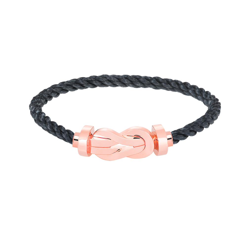 [Revel Jewelry]CHANCE LARGE 8 FIGURE BUCKLE NO DIAMOND BRACELET ROSE GOLD