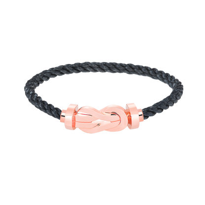 [Revel Jewelry]CHANCE LARGE 8 FIGURE BUCKLE NO DIAMOND BRACELET ROSE GOLD