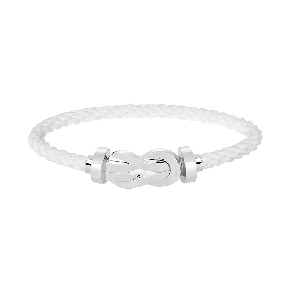 [Revel Jewelry]CHANCE LARGE 8 FIGURE BUCKLE NO DIAMOND BRACELET SILVER