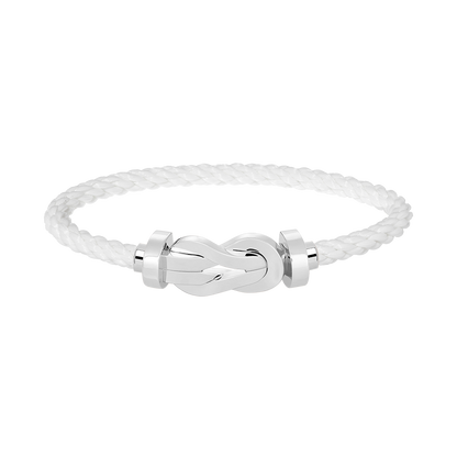 [Revel Jewelry]CHANCE LARGE 8 FIGURE BUCKLE NO DIAMOND BRACELET SILVER