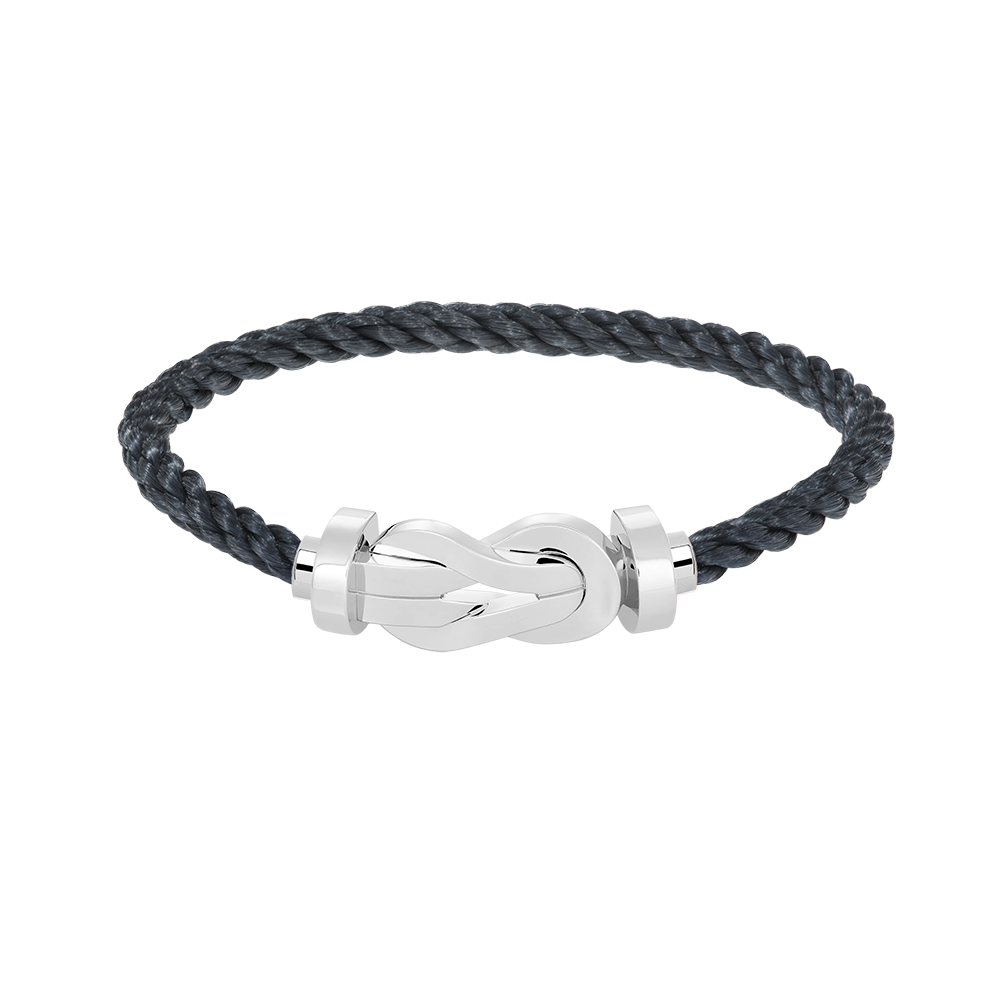 [Revel Jewelry]CHANCE LARGE 8 FIGURE BUCKLE NO DIAMOND BRACELET SILVER