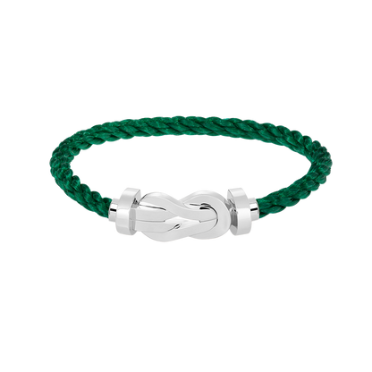 [Revel Jewelry]CHANCE LARGE 8 FIGURE BUCKLE NO DIAMOND BRACELET SILVER