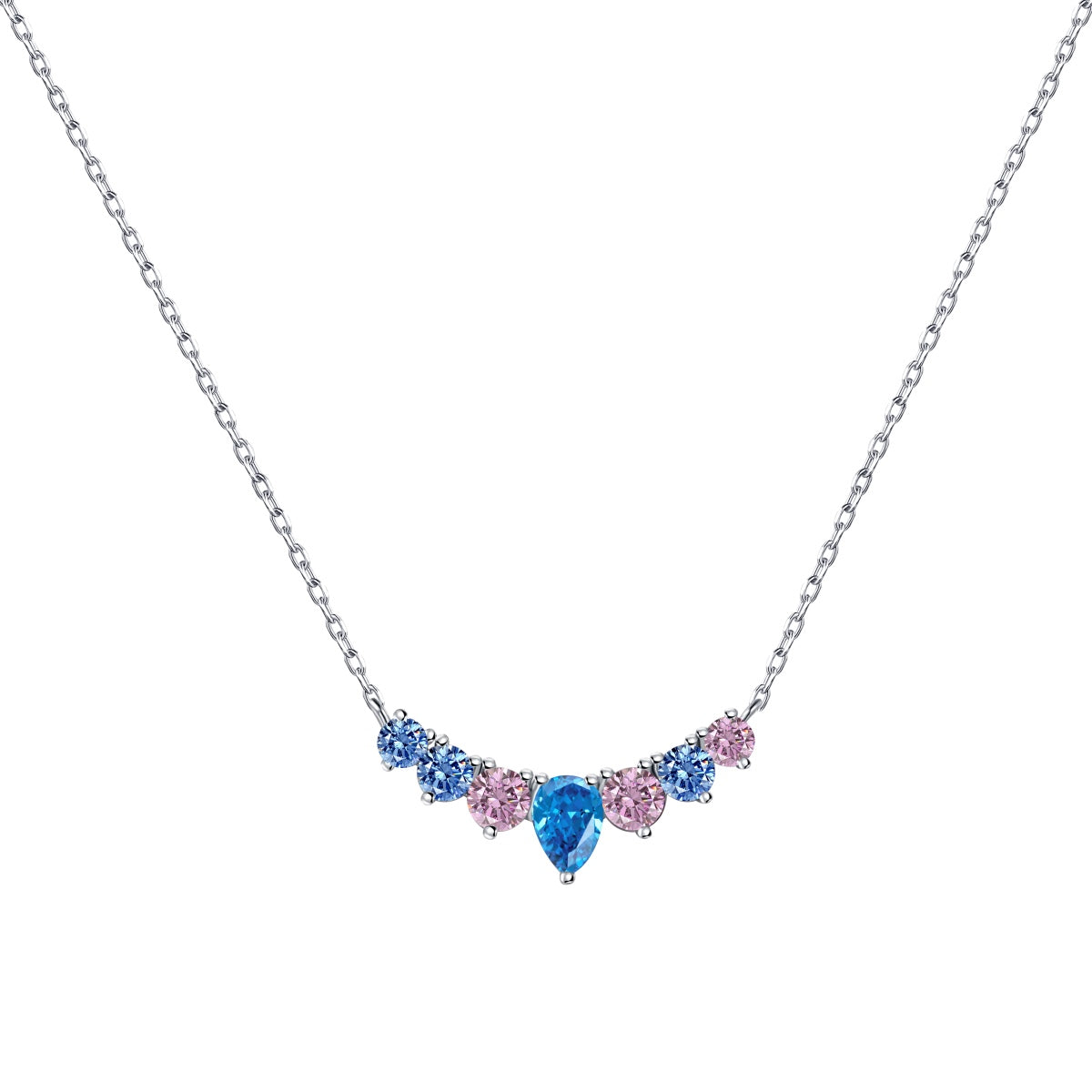 [Revel Jewelry]Zarte Bunte Herz-Halskette