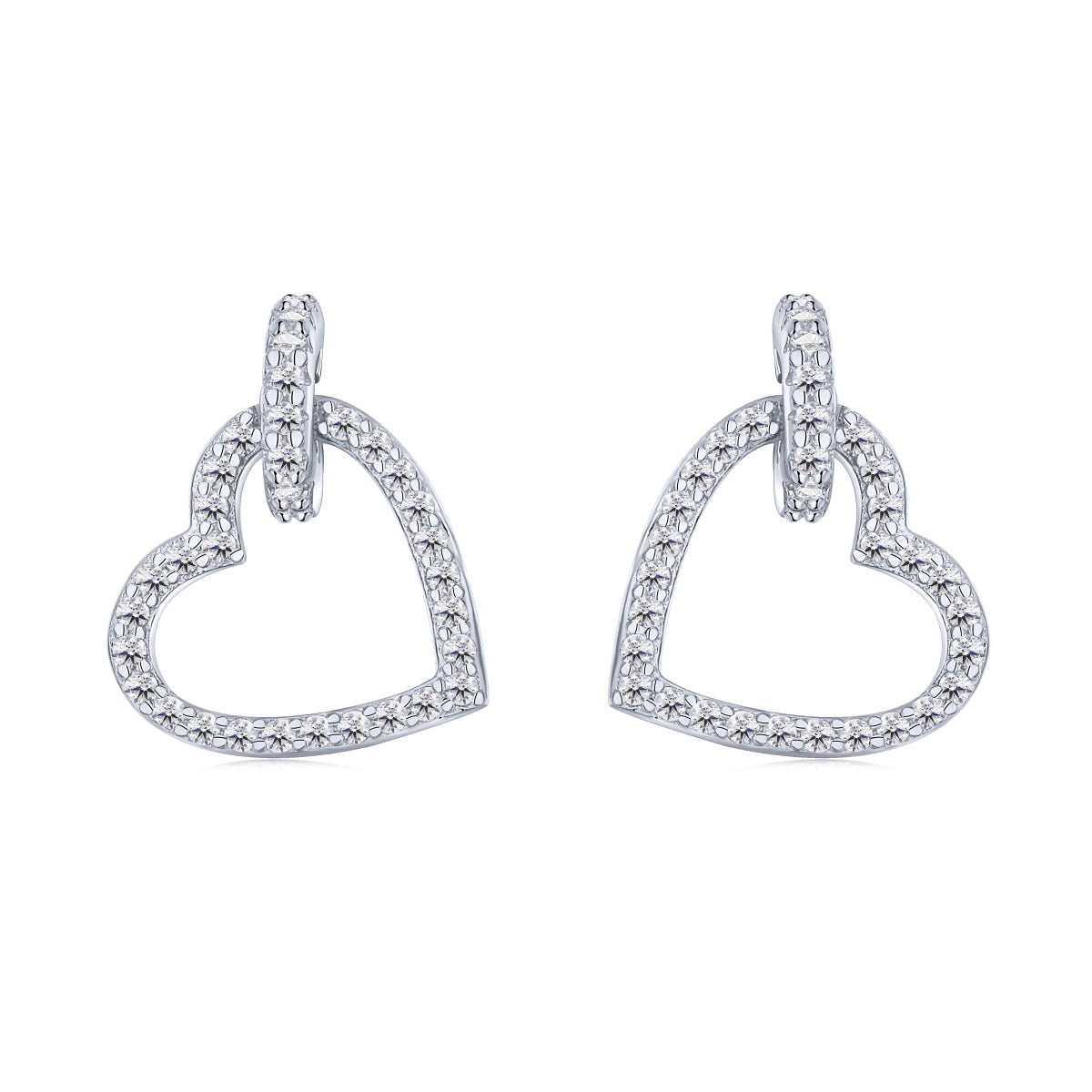 [Revel Jewelry]Dainty Heart Shape Earrings