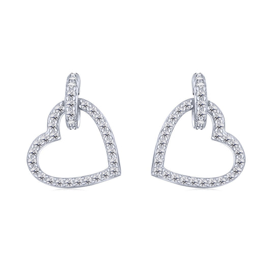 [Revel Jewelry]Dainty Heart Shape Earrings