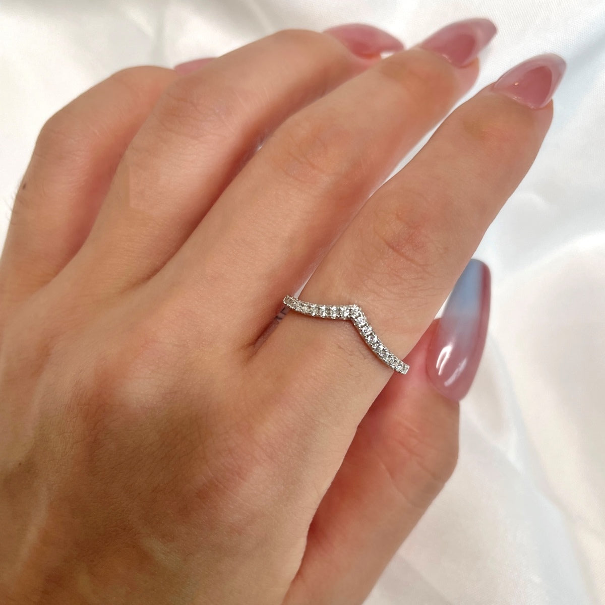 [Revel Jewelry]Elaborate Tennis Band Ring