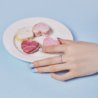 [Revel Jewelry]Delicate Vibrant Emerald Cut Daily Ring