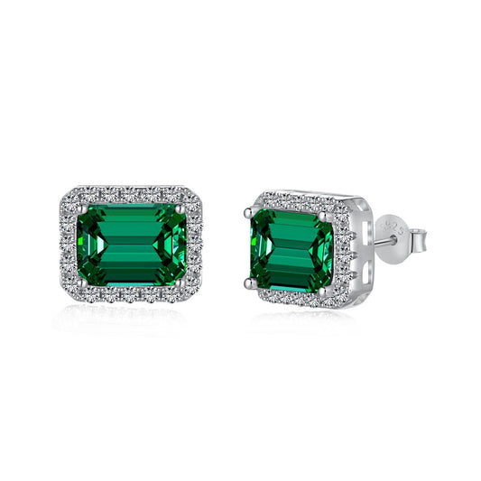 [Revel Jewelry]Luxurious Dainty Emerald Cut Banquet Earrings