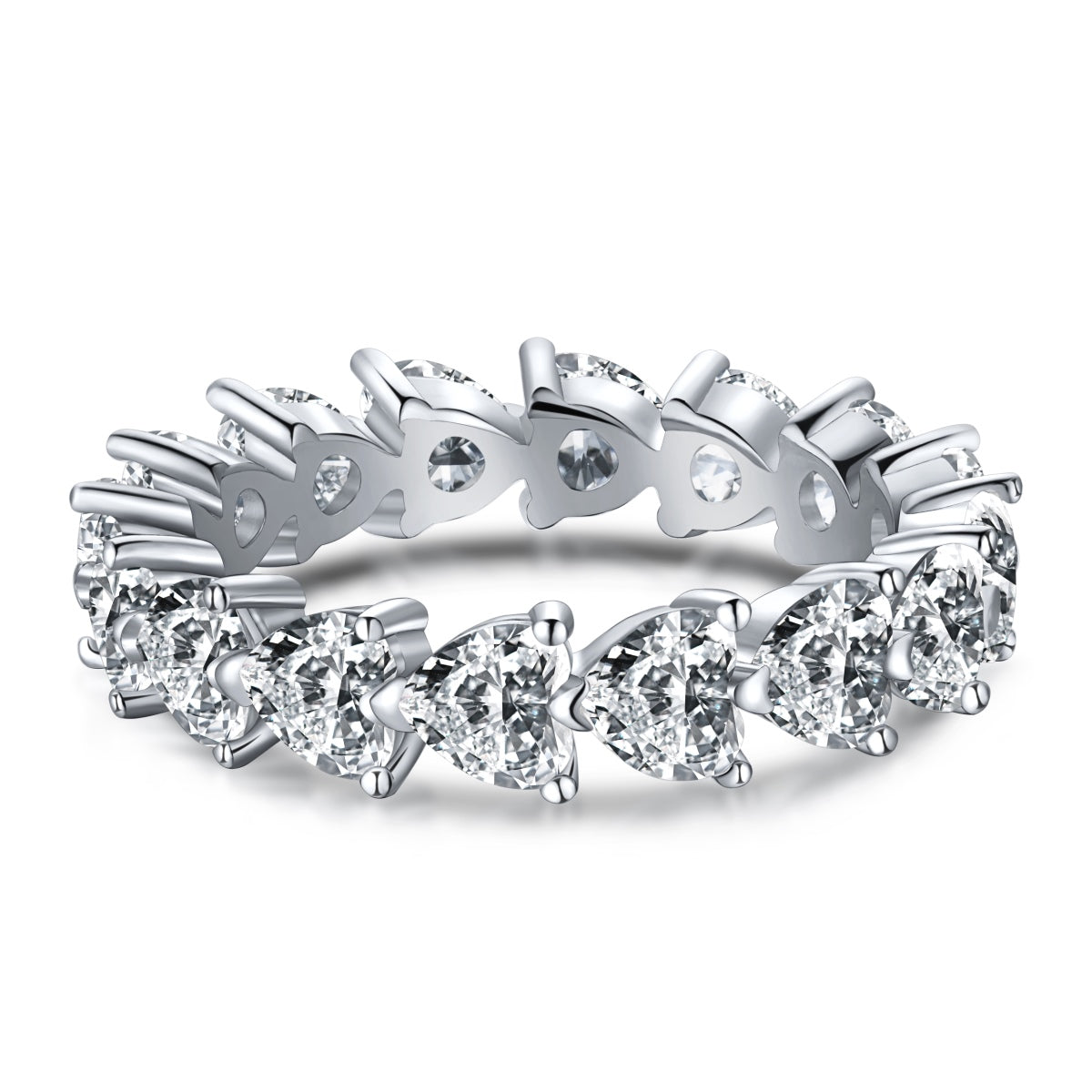 [Revel Jewelry]0.25 Carat Radiant Romance Heart Cut Lover Ring
