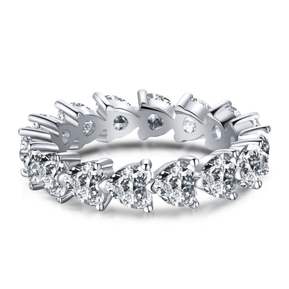[Revel Jewelry]0.25 Carat Radiant Romance Heart Cut Lover Ring