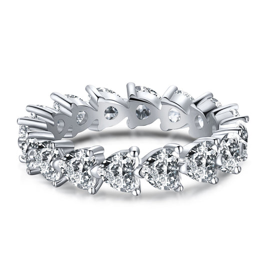 [Revel Jewelry]0.25 Carat Radiant Romance Heart Cut Lover Ring