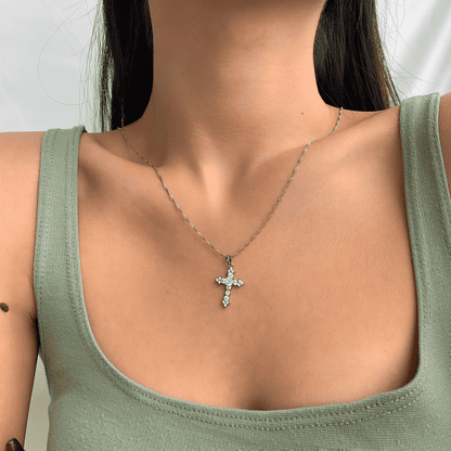 [Revel Jewelry]Zarte Kreuzkette