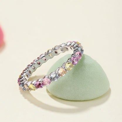 [Revel Jewelry]Dazzling Resplendent Round Cut Party Ring
