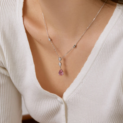 [Revel Jewelry]Dazzling Pear Cut Necklace