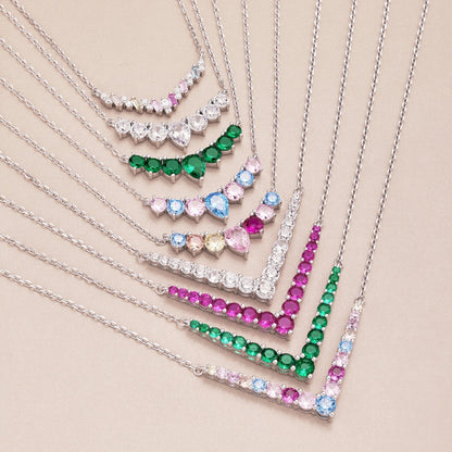 [Revel Jewelry]Ornate Round Cut Halskette