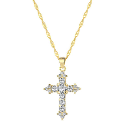 [Revel Jewelry]Zarte Kreuzkette