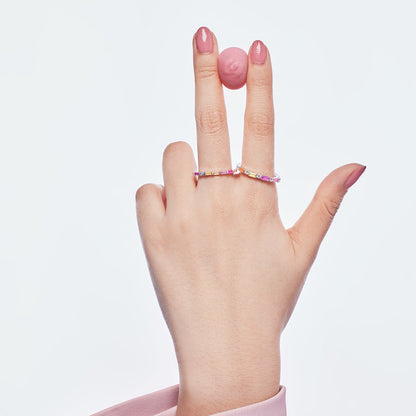 [Revel Jewelry]Exquisite Multicolored Emerald Cut Daily Ring
