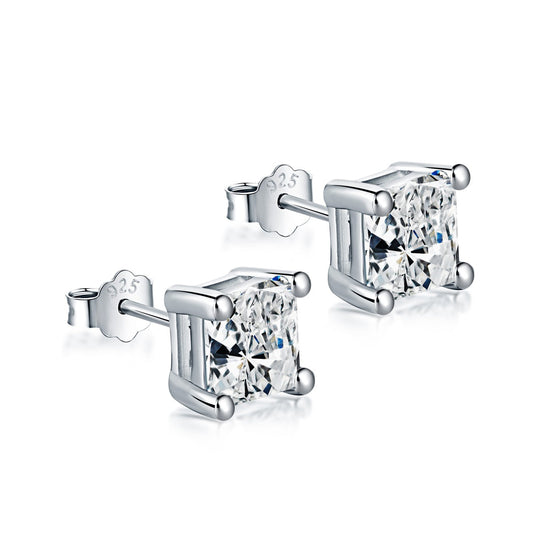 [Revel Jewelry]Delicate Square Shape Earrings