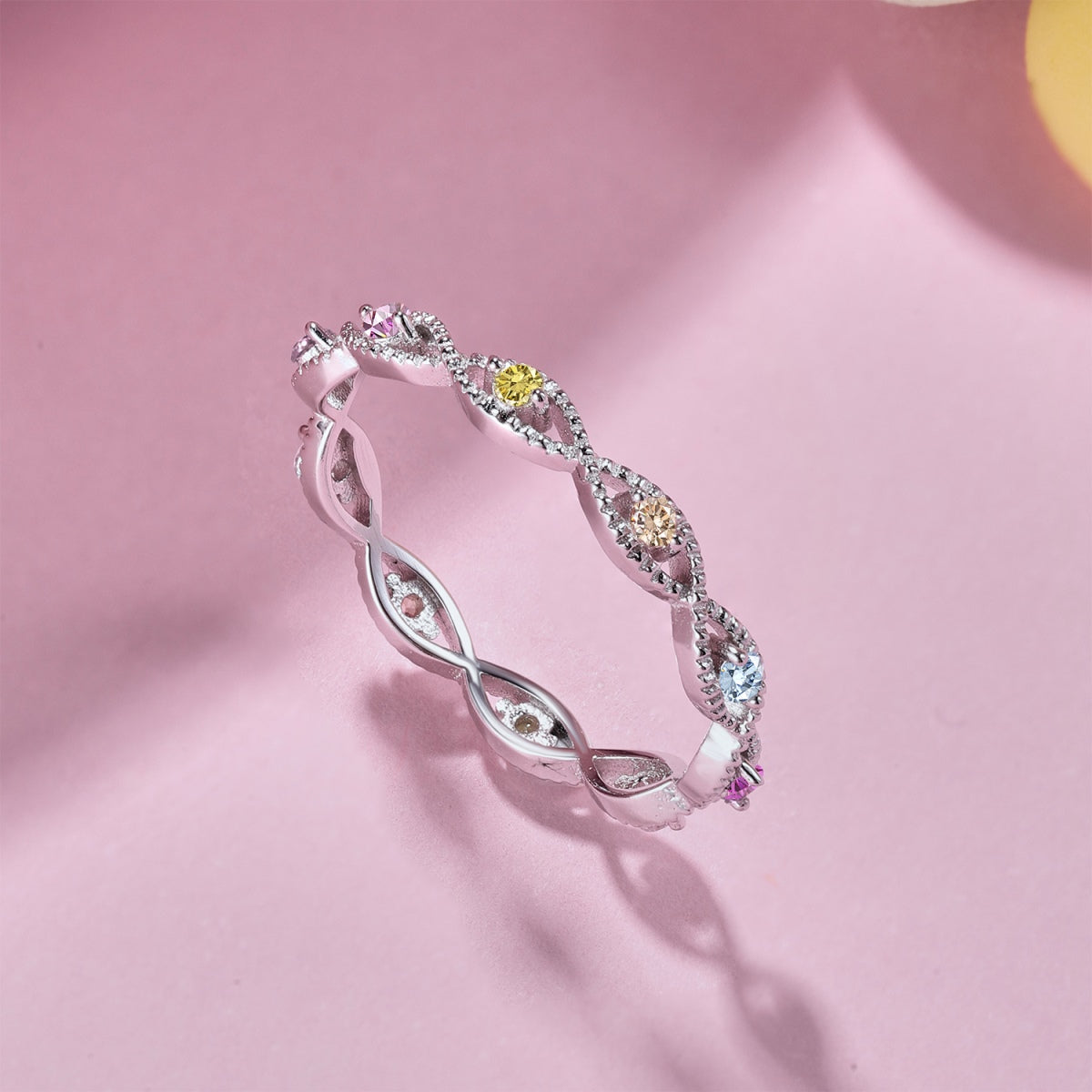 [Revel Jewelry]Elegant Energetic Round Cut Daily Ring