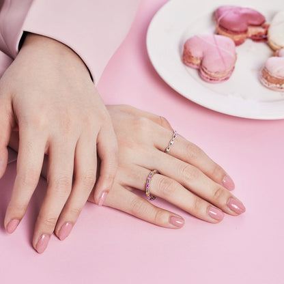 [Revel Jewelry]Elegant Energetic Round Cut Daily Ring