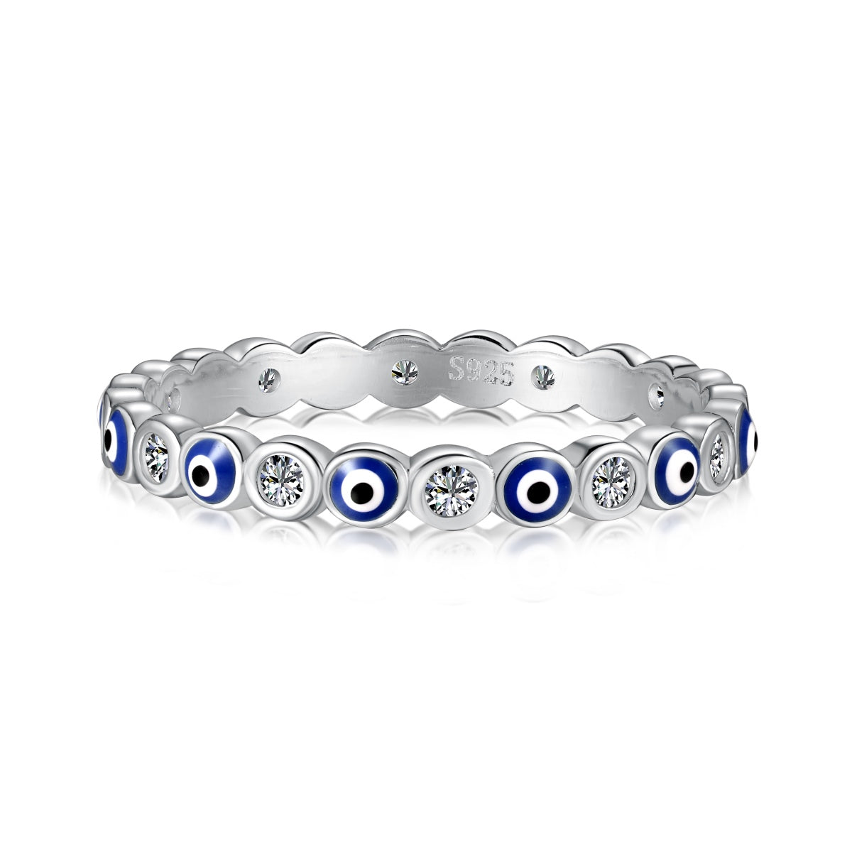 [Revel Jewelry]Sparkling Vibrant Round Shape Daily Ring