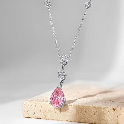 [Revel Jewelry]Dazzling Pear Cut Necklace