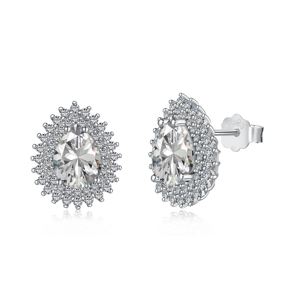[Revel Jewelry]Delicate Gorgeous Pear Cut Daily Earrings