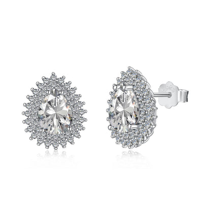 [Revel Jewelry]Delicate Gorgeous Pear Cut Daily Earrings